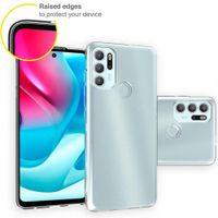 Accezz Clear Backcover Motorola Moto G60s - Transparant