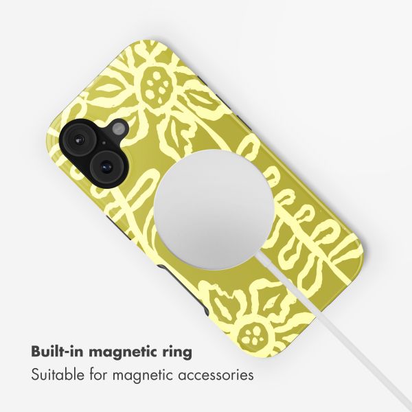 Selencia Vivid Back Cover with MagSafe Apple iPhone 17 - Chalky Bloom
