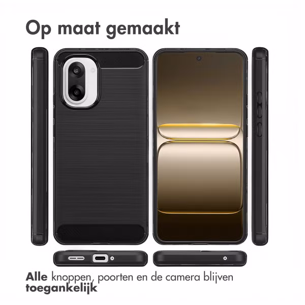 imoshion Brushed Backcover OnePlus Nord CE5 - Zwart