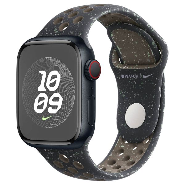 Apple Nike Sport Band Apple Watch Series 1 t/m 9 / SE (38/40/41 mm) | Series 10 (42 mm) - Maat S/M - Midnight Sky