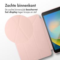 imoshion Origami Bookcase iPad 9 (2021) 10.2 inch / iPad 8 (2020) 10.2 inch / iPad 7 (2019) 10.2 inch - Roze