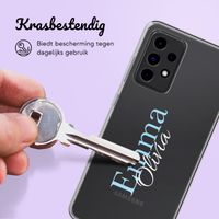 Hoesje met eigen foto en/of tekst Samsung Galaxy A52(s) (5G/4G) - Naam