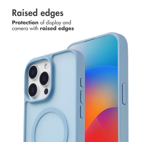imoshion Colour Guard Back Cover with MagSafe Apple iPhone 15 Pro Max - Light blue