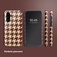 Selencia Vivid Backcover Samsung Galaxy A17 - Pied-de-Poule