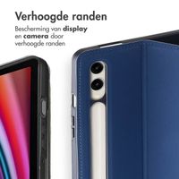 Accezz Classic Tablet Case Samsung Galaxy Tab S10 Plus / Tab S9 FE Plus / Tab S9 Plus - Donkerblauw
