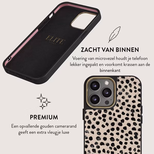 Burga Elite Gold Backcover Apple iPhone 15 Pro Max - Almond Latte