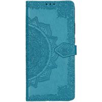 Mandala Bookcase Motorola Moto G8 Power Lite - Turquoise