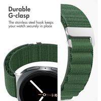 imoshion Nylon Alpine Band Samsung Galaxy Watch 9 (40/44mm) / Watch 8 (40/44mm) / Classic (46mm) - Dark Green