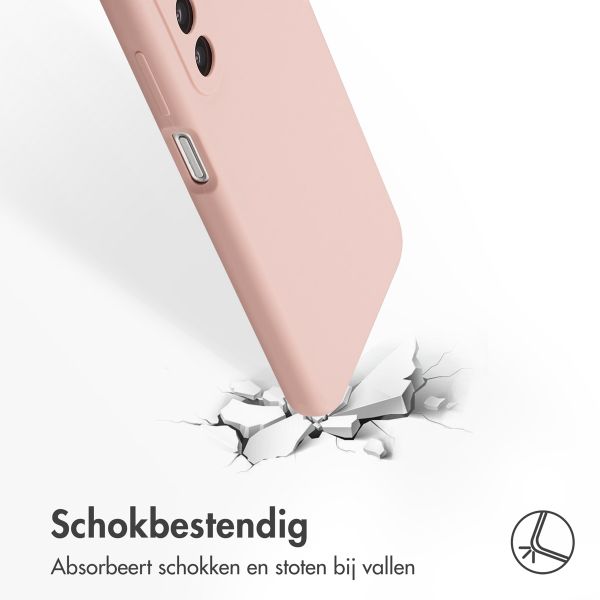 Accezz Liquid Silicone Backcover Samsung Galaxy A26 - Roze