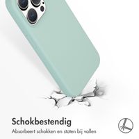 Accezz Liquid Silicone Backcover met MagSafe Apple iPhone 15 Pro - Sky Blue