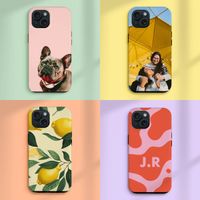 Ontwerp je eigen tough case Apple iPhone 13 - Wit