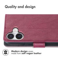 imoshion Luxury Bookcase Apple iPhone 17 - Bordeaux