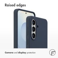 Accezz Liquid Silicone Back Cover with MagSafe Samsung Galaxy S26 - Dark Blue