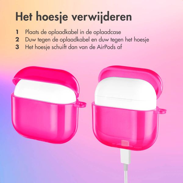 imoshion Neon Case Apple AirPods 4 - Neon Roze