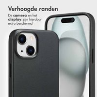 Accezz Leather Bookcase 2-in-1 met MagSafe Apple iPhone 15 - Onyx Black