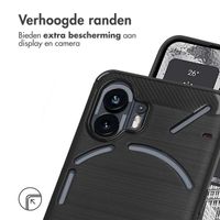 imoshion Brushed Backcover Nothing Phone (2) - Zwart