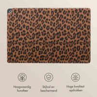 Selencia Sabi Bookcase Apple iPad 9 (2021) 10.2 inch / iPad 8 (2020) 10.2 inch / iPad 7 (2019) 10.2 inch - Mocha Brown