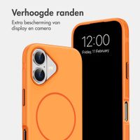 imoshion Color Backcover met Thin MagSafe Ring Apple iPhone 16 - Oranje