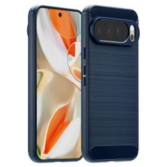imoshion Brushed Backcover Google Pixel 10 Pro XL - Donkerblauw