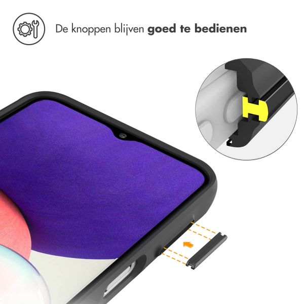 imoshion Rugged Hybrid Case Samsung Galaxy A14 (5G) - Zwart