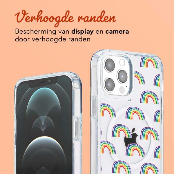 Ontwerp je eigen MagSafe Backcover met afneembaar koord Apple iPhone 12 Pro - Transparant