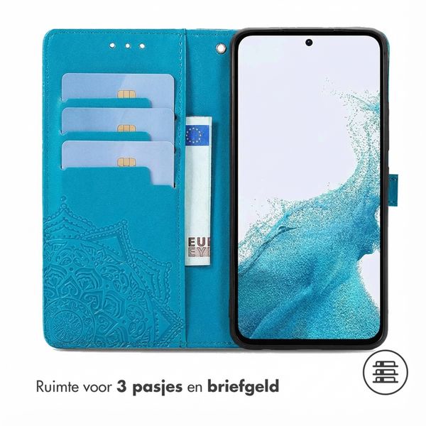 imoshion Mandala Bookcase Samsung Galaxy A34 (5G) - Turquoise