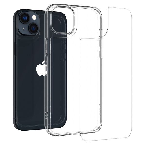 Spigen Quartz Hybrid Crystal Clear Backcover iPhone 14 Plus - Transparant