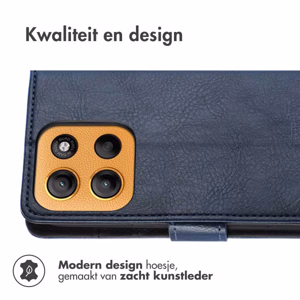imoshion Luxe Bookcase Motorola Moto G15 / G15 Power - Donkerblauw