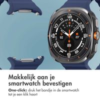 imoshion Ocean Siliconenband Samsung Galaxy Watch Ultra (2024/2025) - Midnight Blue