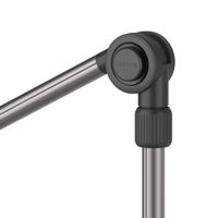 Fixed Relax tablet standaard - Verstelbaar - 360 graden draaibaar - Zwart