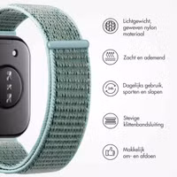 imoshion Nylon bandje voor de Huawei Watch Fit 4 / 4 Pro - Blue Ocean