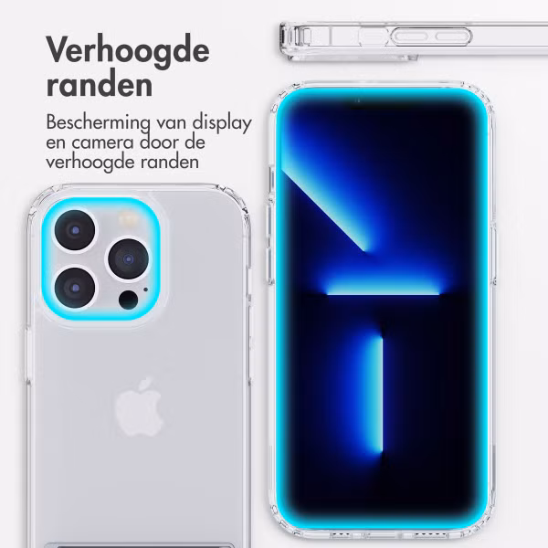 imoshion Stand Backcover Apple iPhone 13 Pro - Transparant