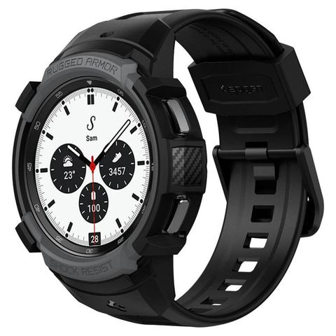 Spigen Rugged Armor™ Pro Case Samsung Galaxy Watch 4 - 42 mm - Charcoal Gray