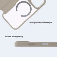imoshion Transparante Bookcase met MagSafe Apple iPhone 18 Pro Max / 17 Pro Max - Beige
