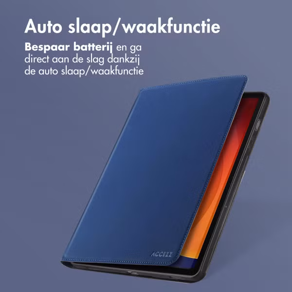 Accezz Classic Tablet Case Samsung Galaxy Tab S10 Ultra / Tab S9 Ultra - Donkerblauw