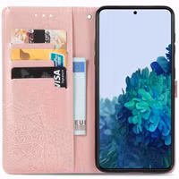 imoshion Mandala Bookcase Samsung Galaxy S22 - Rosé Goud