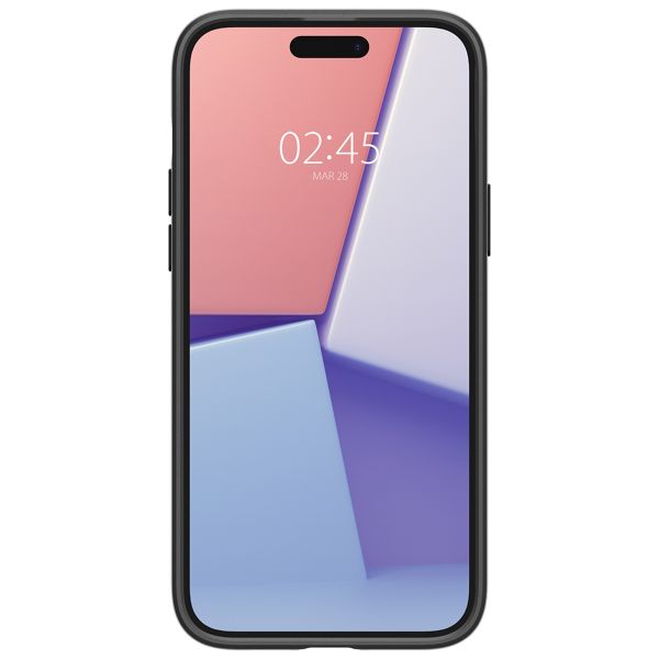 Spigen Thin Fit Backcover Apple iPhone 15 - Zwart