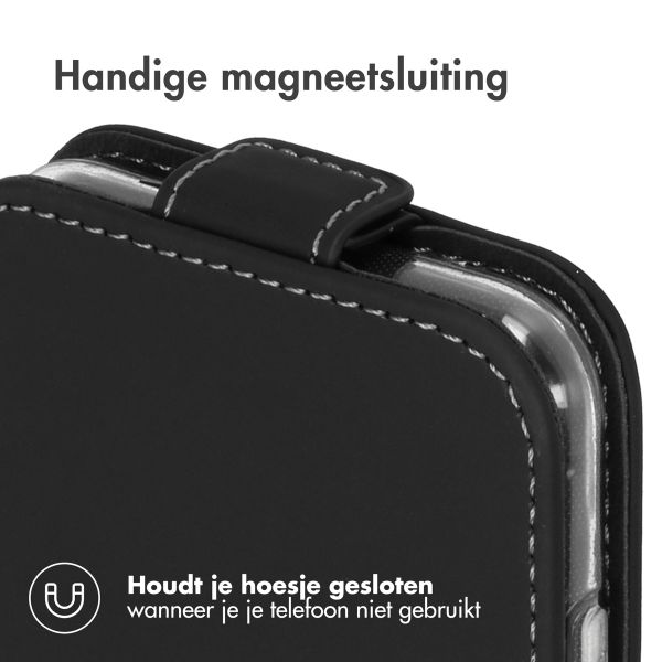 Accezz Flipcase Apple iPhone X / Xs - Zwart