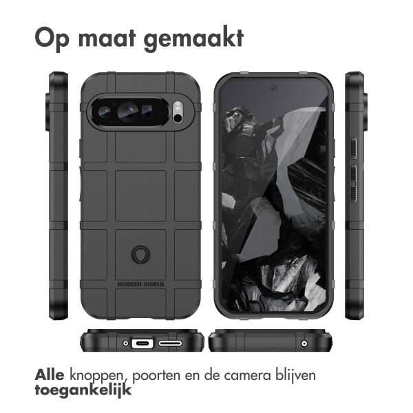 imoshion Rugged Shield Backcover Google Pixel 9 Pro XL - Zwart