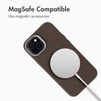 Accezz Mesh Back Cover with MagSafe Apple iPhone 15 - Brown
