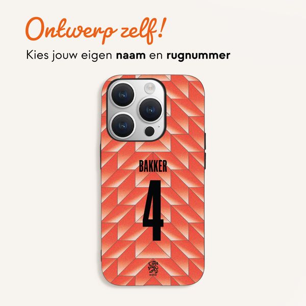 Ontwerp je eigen Nederlands Elftal Backcover Apple iPhone 15 Pro - Nederlands Elftal '88
