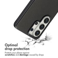 Accezz Leather Back Cover with MagSafe Samsung Galaxy S26 Ultra - Onyx Black