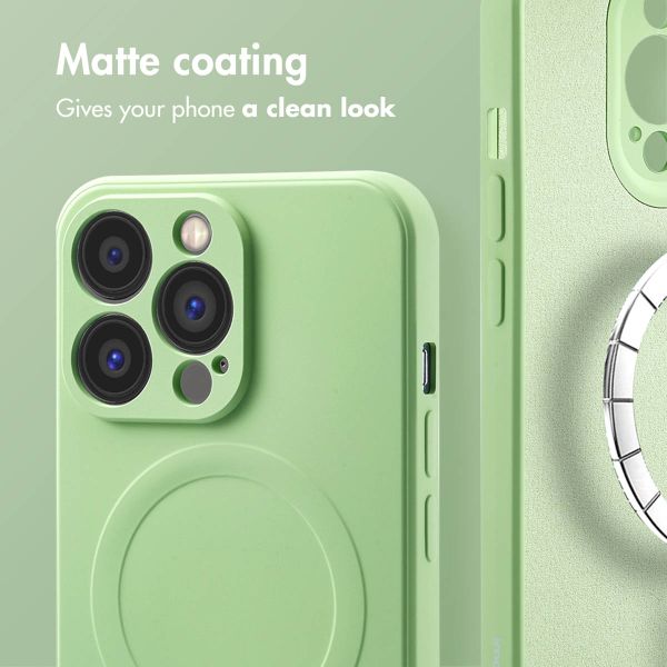 imoshion Colour Back Cover with MagSafe Apple iPhone 13 Pro - Green