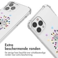 imoshion Design hoesje met koord iPhone 12 (Pro) - Sandstone Dandelion