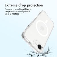 Accezz Xtreme Impact Back Cover with MagSafe Apple iPhone 17e / 16e - Transparent