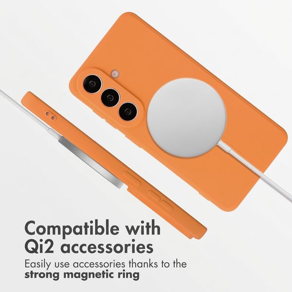 imoshion Colour Back Cover with MagSafe Samsung Galaxy S26 - Orange
