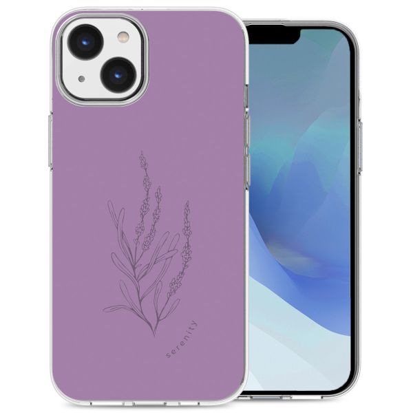 imoshion Design hoesje iPhone 14 - Floral Purple