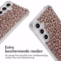imoshion Design hoesje met koord Samsung Galaxy S24 FE - Leopard Mood