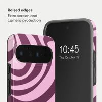 Selencia Vivid Case with MagSafe Google Pixel 11 Pro - Wavy Swirl Pink Plum