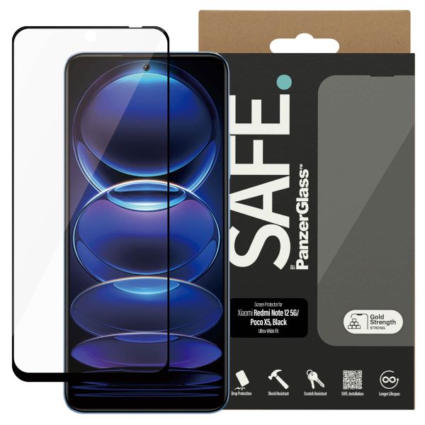 SAFE by PanzerGlass Ultra-Wide Fit Screenprotector Xiaomi Redmi Note 12